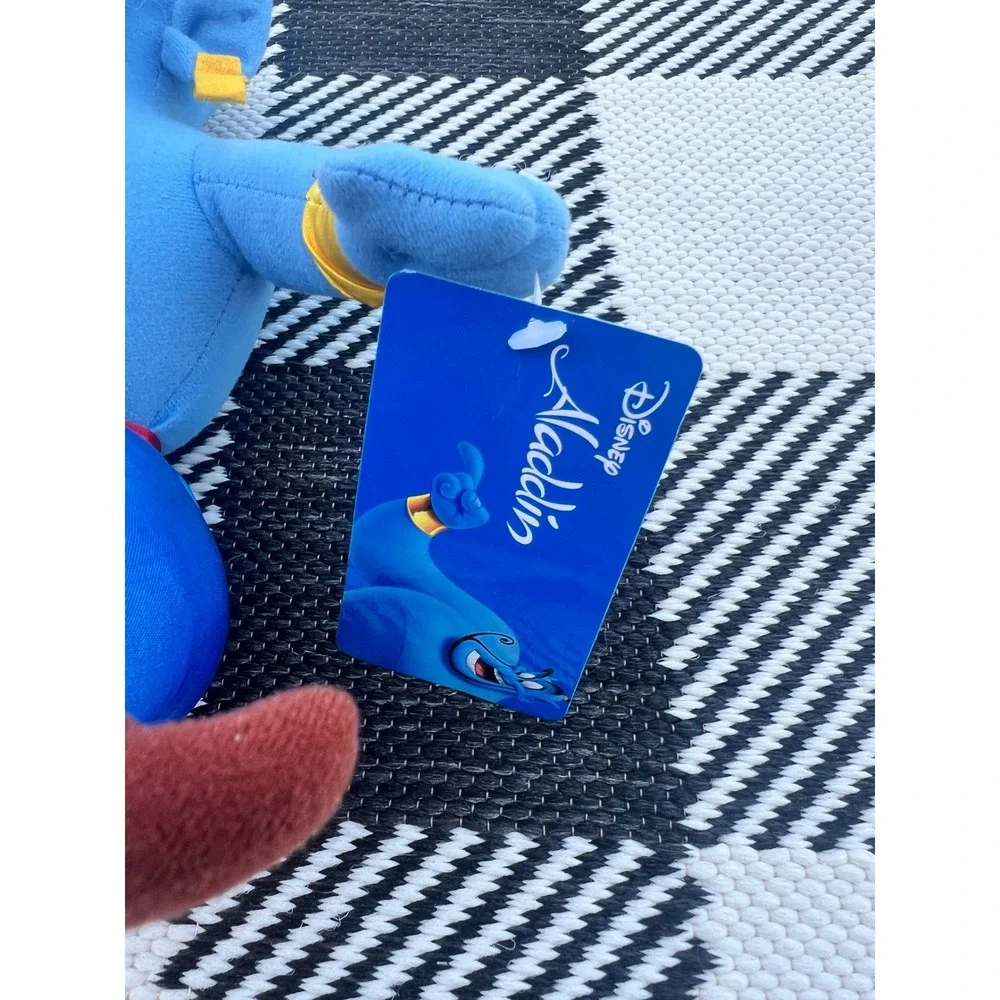 Disney Aladdin Genie Plush Stuffed Toy Blue Toy Factory NWT 10 inch
